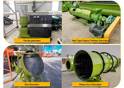 Fertilizer granulating machine