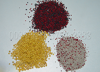 Compound fertilizer granules