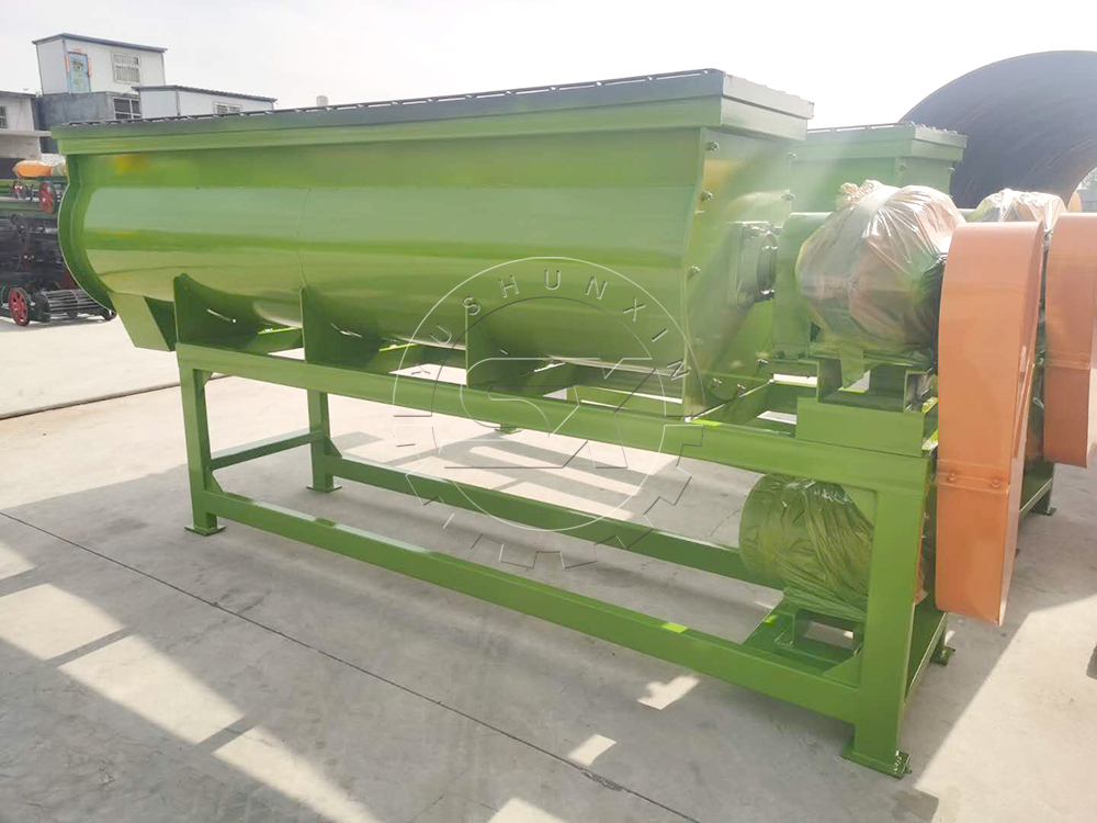 Commercial Compost Mixer Single Shaft