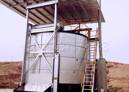 Large Scale In Vessel Composting Machine for Sale