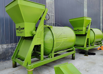 Blending machine for BB fertilizer production