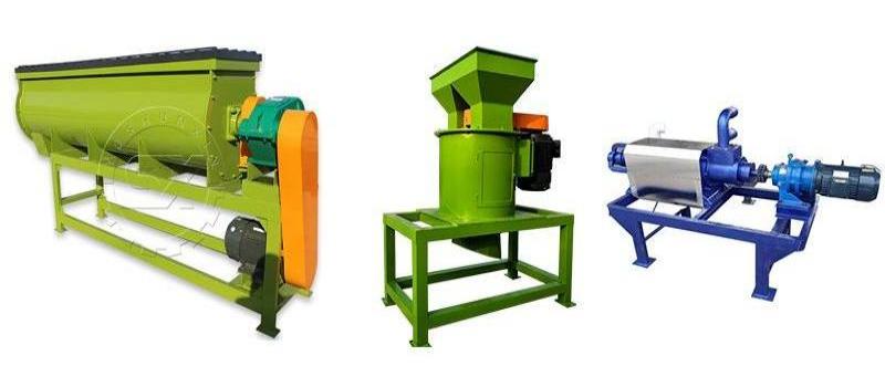 Equipment used in organic fertilizer production