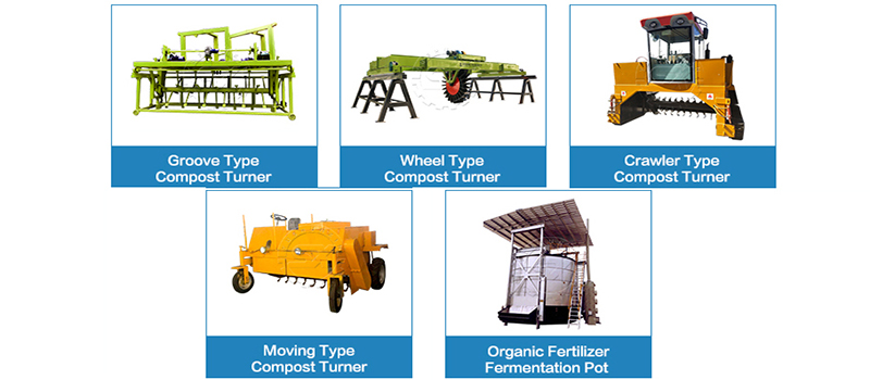 Composting machine for organic fertilizer making