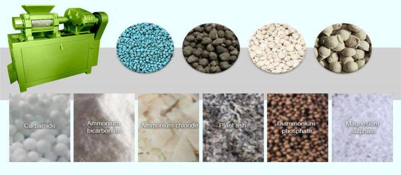 Granules produced by double roller extrusion granulator