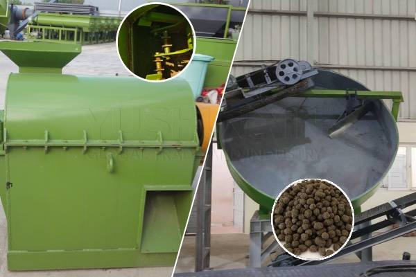 equipment for chicken poop fertilizer crushing and granulation