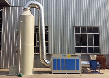 Smell control equipment for fertilizer fermentation tank