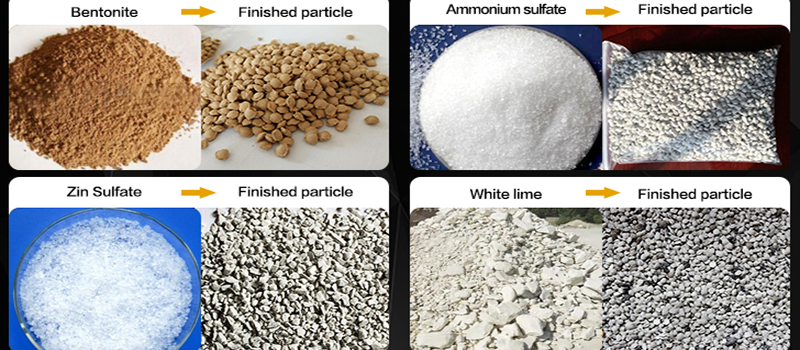 Compound fertilizer granules made by SX equipment