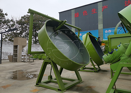 Disc granulating machine used in compound fertilizer making