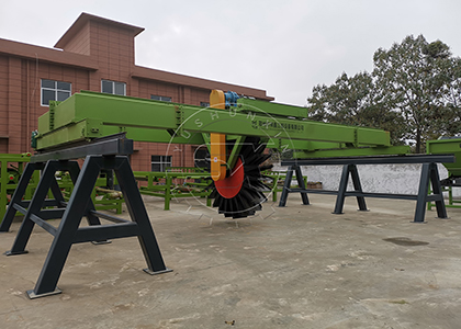 Wheel type compost turner for sale