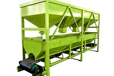 Static batching machine for BB fertilizer manufacturing