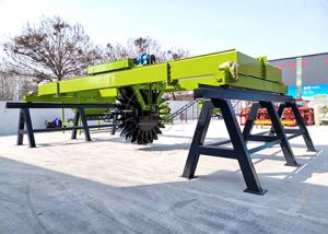 30m width wheel type compost turning machine for sale