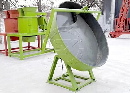 Disc granulator for poultry manure management