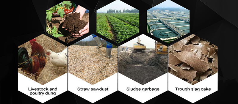 Materials fit large scale composting machine
