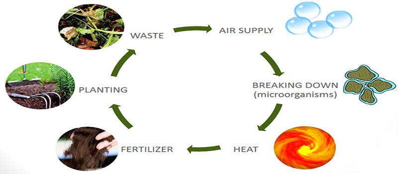 Organic fertilizer composting principle