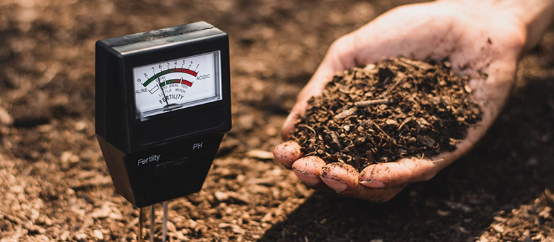 Adjustment of composting PH value