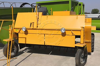 Moving type windrow compost machine for sale