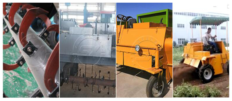 Production of moving type windrow compost turner