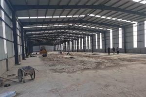 Fertilizer making factory area