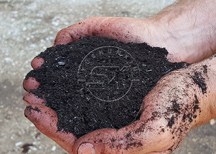 Humus for organic fertilizer making