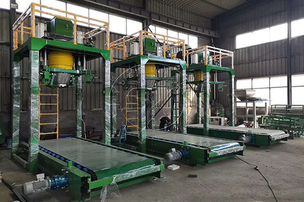 Ton bag packaging scale for large scale fertilizer production