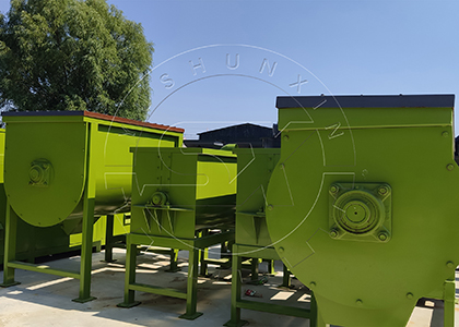 Different fertilizer mixers for SSP fertilizer making