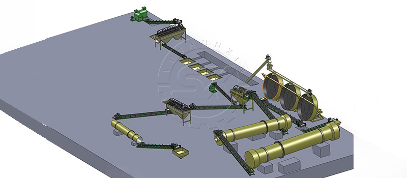 Large scale three pan granulators system for you