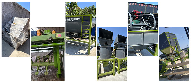 60 TPD digestate to organic fertilizer line machines