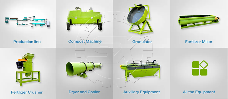 Various fertilizer production machines in SX