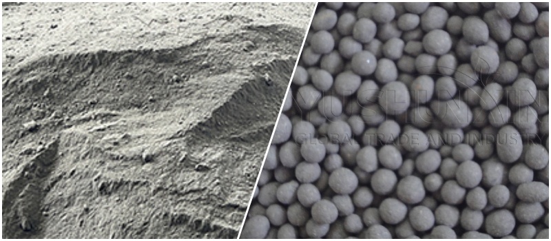 Compound powdery and granular fertilizer products