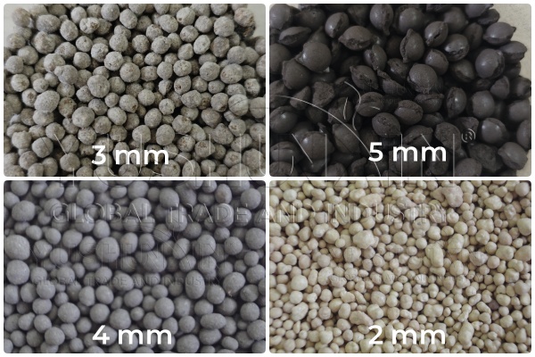 produced cow manure fertilizer granules from YUSHUNXIN fertilizer pelletizer