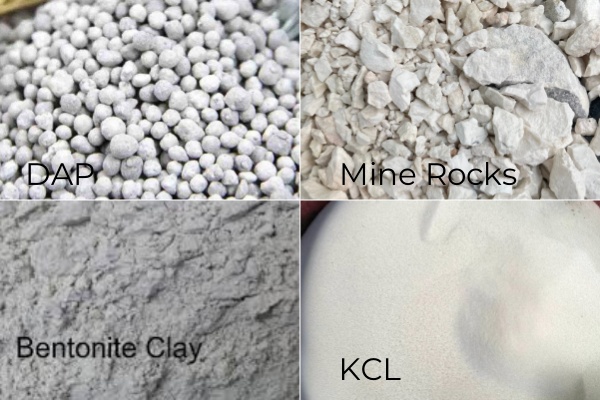 Compound fertilizer production materials