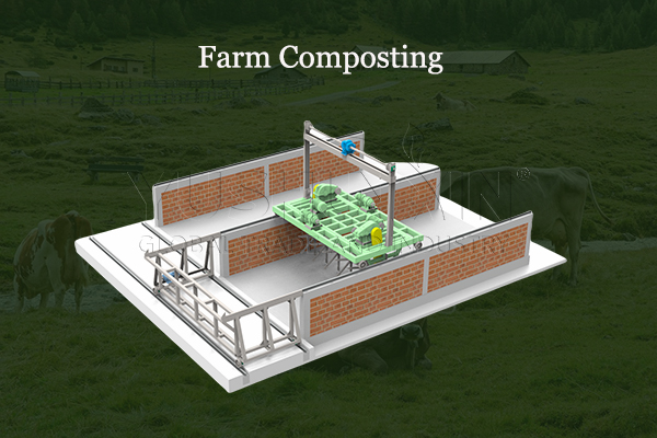 Farm composting method