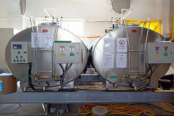 Horizontal liquid fermentation tank for sale