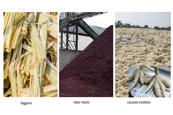 Industrial waste for organic compost fertilizer pellets making