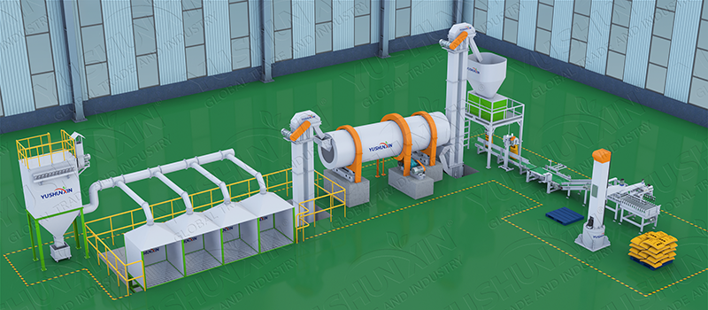 Large scale BB fertilizer production line design