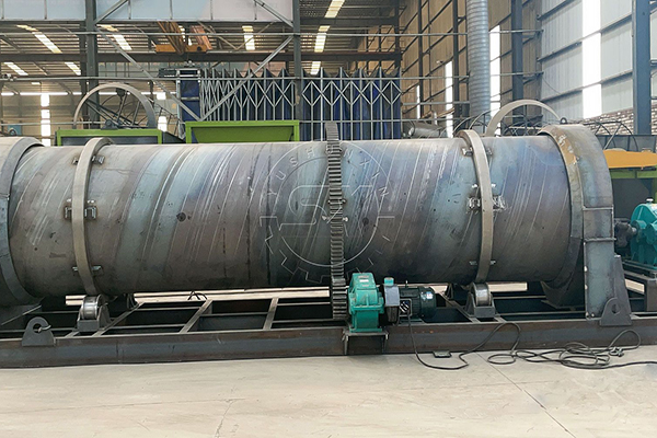 Rotary churning fertilizer granulator manufacturing