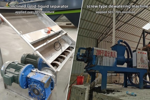 cow dung dewatering machines