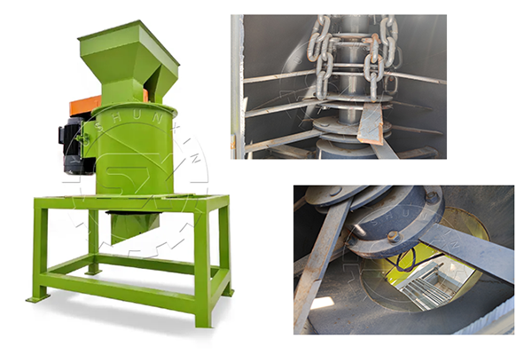 New type vertical fertilizer grinder design