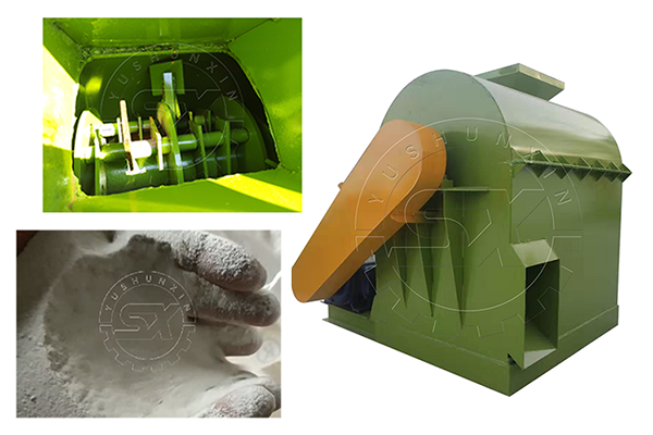 Semi-wet materials crusher design