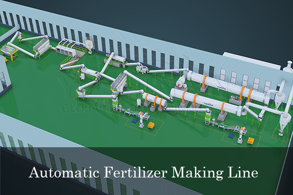 Automatic fertilizer making line