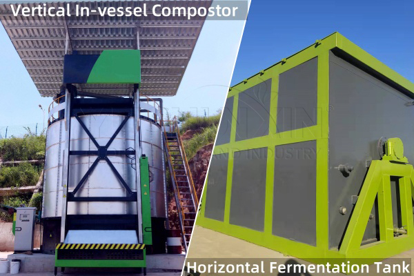 In-vessel compostor for faster fertilizer fermentation