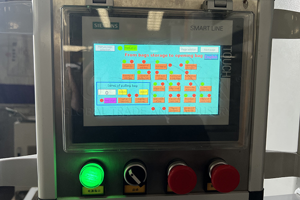 Advanced controller for fertilizer bagging machine