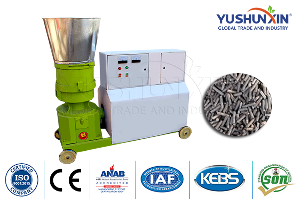Flat die pellet mill for fertilizer production