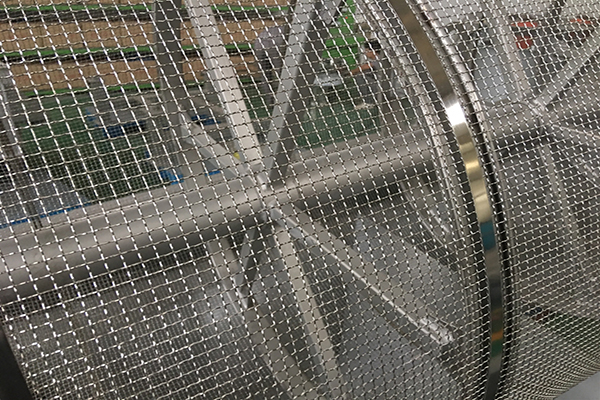Galvanized steel mesh for fertilizer compost sieving machine