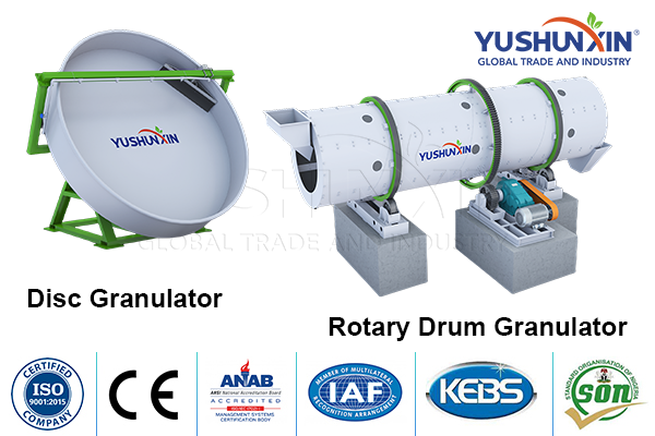 Wet fertilizer granulators for sale