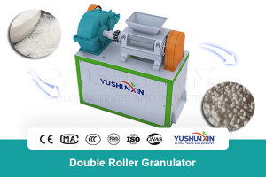 Double roller press granulator for sale