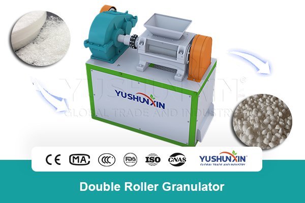 Double roller press granulator for sale