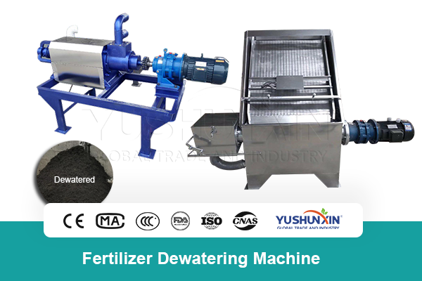 Fertilizer dewatering machine for sale