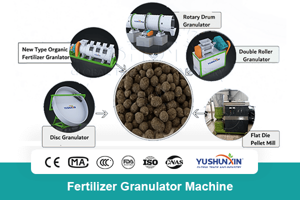 Fertilizer granule making machines