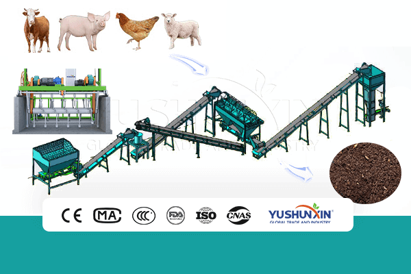 Powder organic fertilizer production system